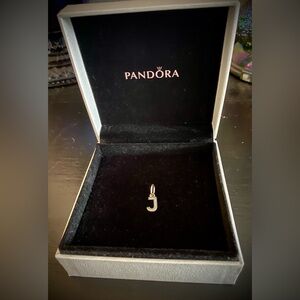 Pandora J Initial Charm - Retired